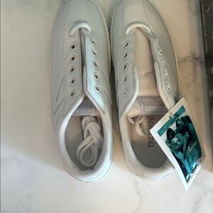 Tretorn Nylite Leather White Sneakers